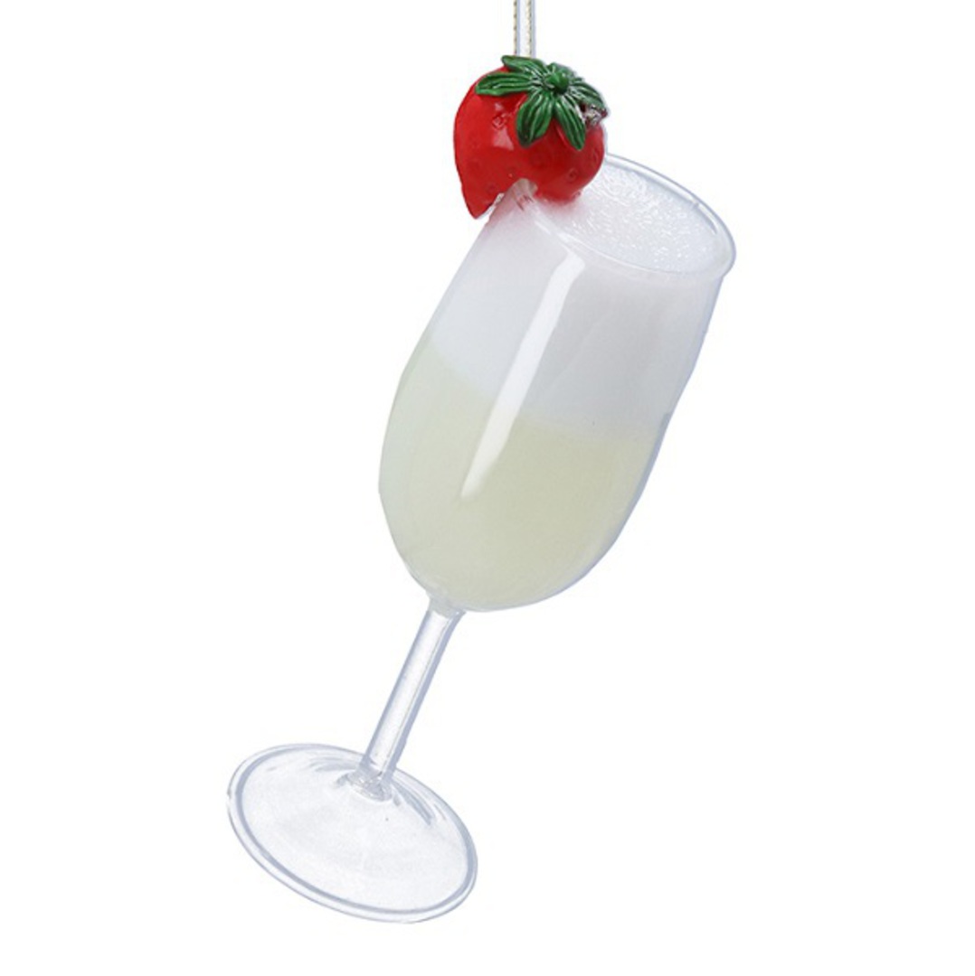 Glass Mimosa with Strawberry 13cm *ETA NOV image 0